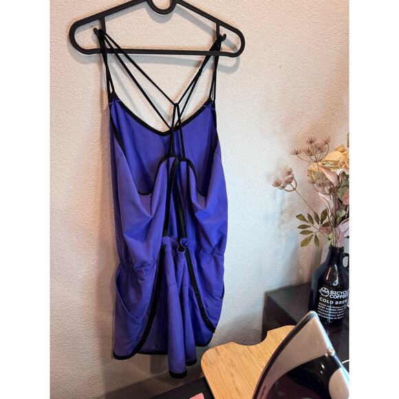 Lululemon Indigo‎ /Blue romper back open size 10 - Picture 2 of 5